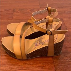 Blowfish Wedge Sandals size 9